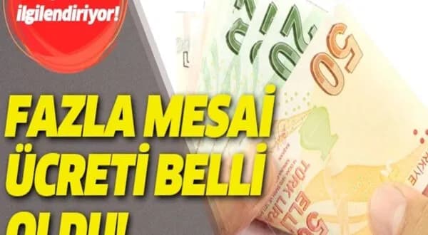 GSB’de Görev yapan Personelin fazla mesai ücreti ne kadar oldu?